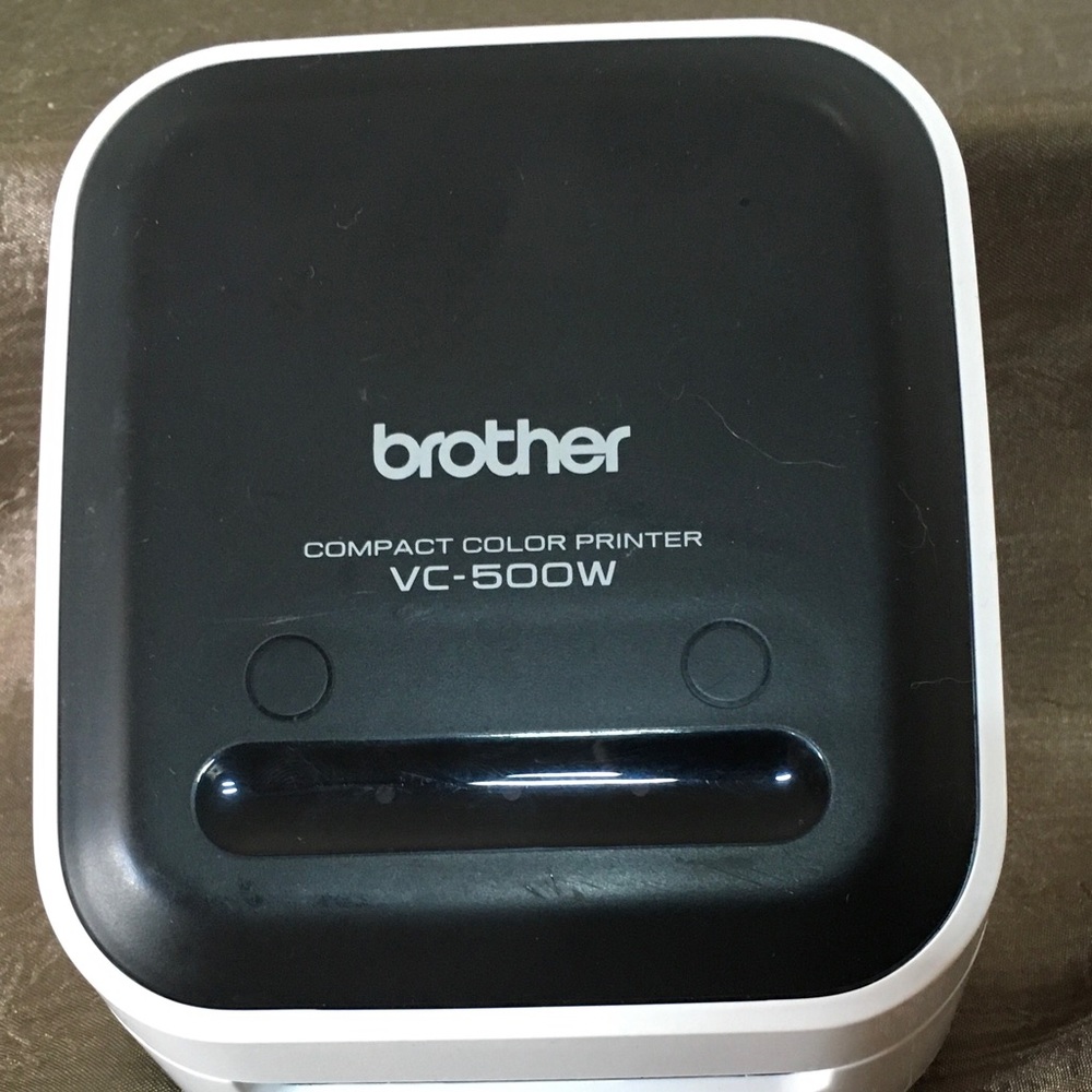 Brother VC-500W Compact Color Printer in Black and White